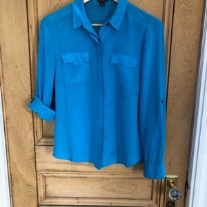 Ann  Taylor Petite Silk Blouse